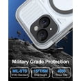 thumbnail image 6 of for iPhone 15 Plus Waterproof Case with Magnetic, Screen Protector, Lanyard, IP68 Full Body Shockproof, for Water Sports Outdoor Work, For iPhone 15 Plus 6.7", 6 of 7