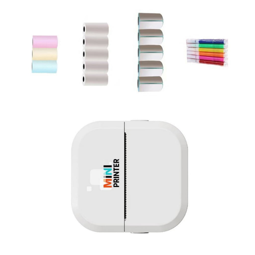 High Definition Portable Label Printer For Students Homework Sticker With OCR Wireless Scanner Rechargeable Battery