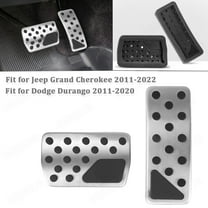 BSBSDJB Car Aluminum Brake Pedal Accelerator Pad Cover for Jeep Grand Cherokee 2011-2018