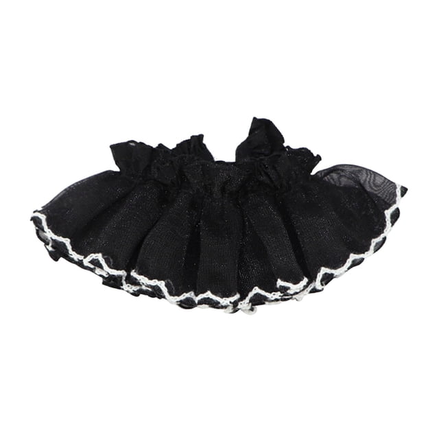 Ropa para muñecas CUTICAT Vestido con tirantes para muñeca negro accesorios de bricolaje
