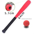 thumbnail image 5 of Bate De BéIsbol Con Pelota De 64 Cm, Divertido Juego Para NiñOs, Bate Para Adultos, Bate De BéIsbol Ligero Con Pelota De Entrenamiento, Color Rojo, 5 of 5