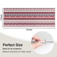 thumbnail image 5 of Red Christmas Folk Pattern Kitchen Rug Mat,Kitchen Runner Rugs Non Skid Washable,Decorative Kitchen Floor Mats for Kitchen,Sink,Laundry,17"X47", 5 of 5