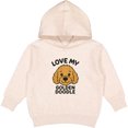 thumbnail image 2 of Inktastic Love My Golden Doodle Brown Toddler Hoodie, 2 of 4