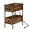 Brown, variant on VECELO Nightstand with Charging Station, Flip Top End Table with 2 Drawer & USB Ports for Living Room, Bedroom, Rustic Brown
