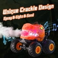 thumbnail image 6 of JoyStone Dinosaur RC Car for Kids, Remote Control Monster Truck with Mist Spray, Lights, Music, 2.4GHz All-Terrain RC Truck Toys for Boys and Girls 4-7, Orange, 6 of 9