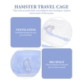 thumbnail image 2 of Hamster Small Cage Plastic Hamster Carrier Breathable Small Pets Box Portable Hamster Box, 2 of 9