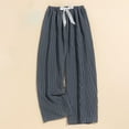 thumbnail image 3 of HomeGardon Pants for Women Women's Casual Elastic Waist Wide Leg Pants,Free Size, 3 of 3