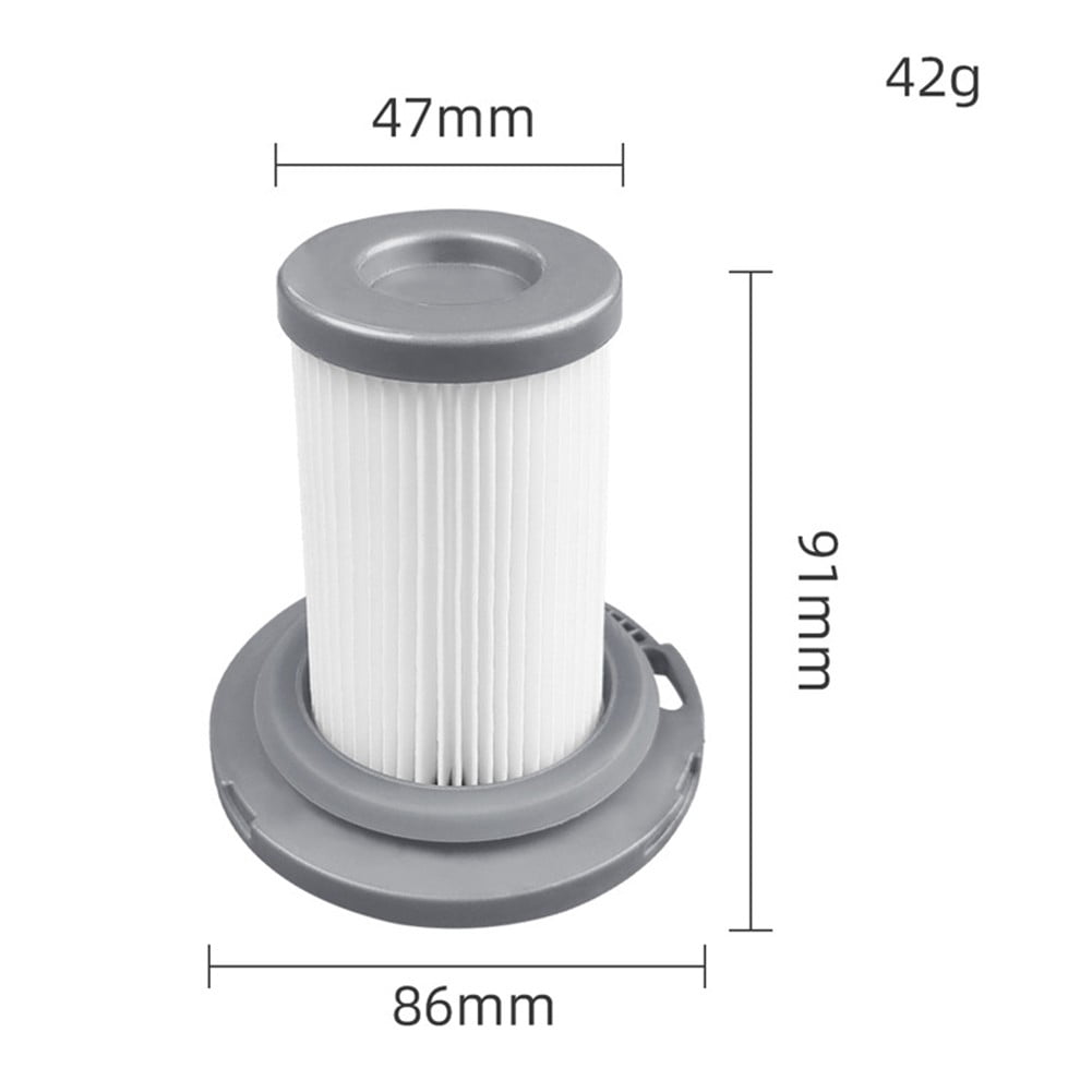 4-Pack Replacement Filters For Rowenta RH9611, RH9637, RH9638, RH9639 Vacuums (ZR009005)