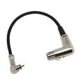 thumbnail image 4 of 2 Piezas 1ft 90  degree XLR a 90  degree RCA Adaptador de Enchufe Estéreo Cable de sonido para Amplificador Mezcladora Micrófono Cable, 4 of 9