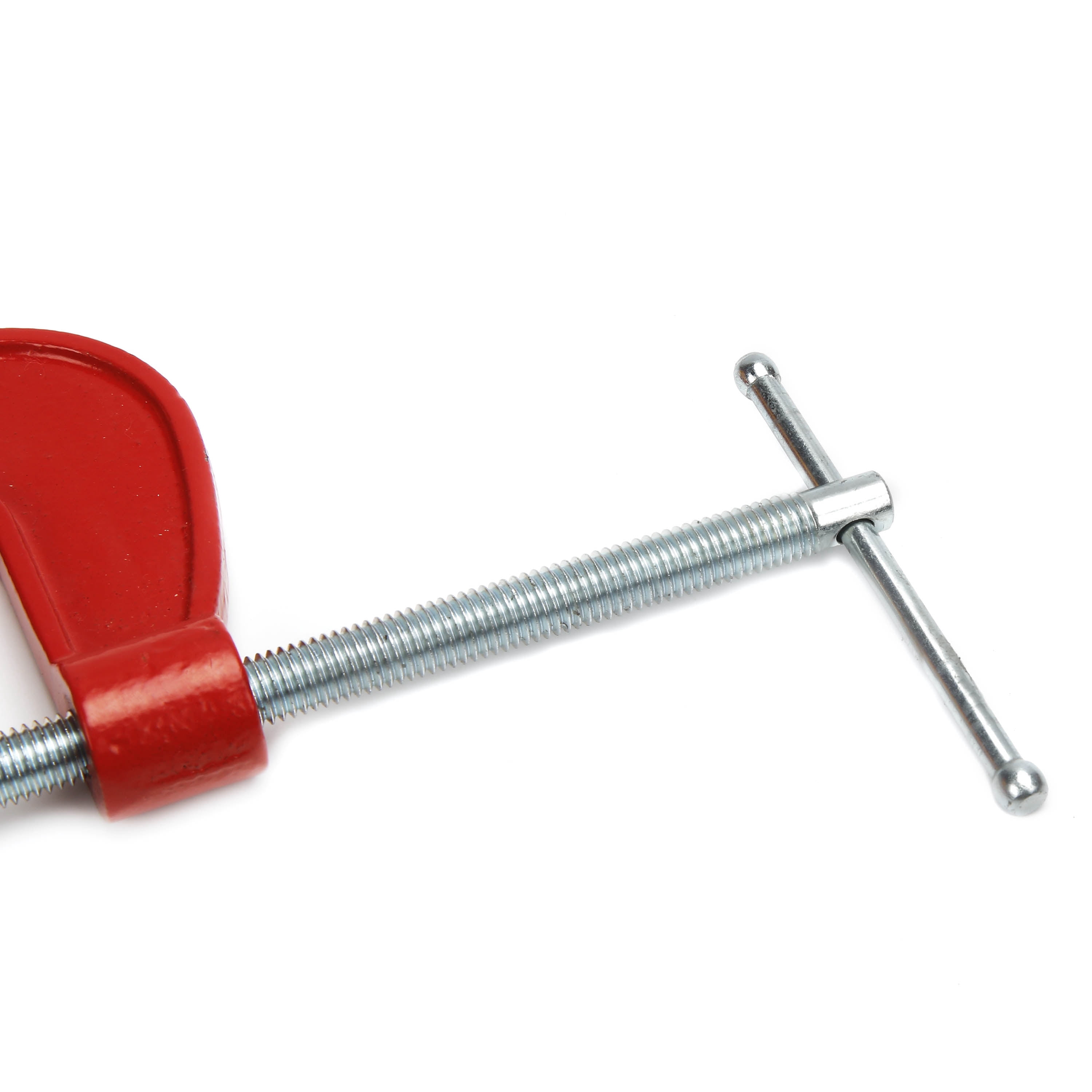 Hyper Tough 4-Inch C-Clamp with Steel Threaded Screw and Swivel Jaw Pad