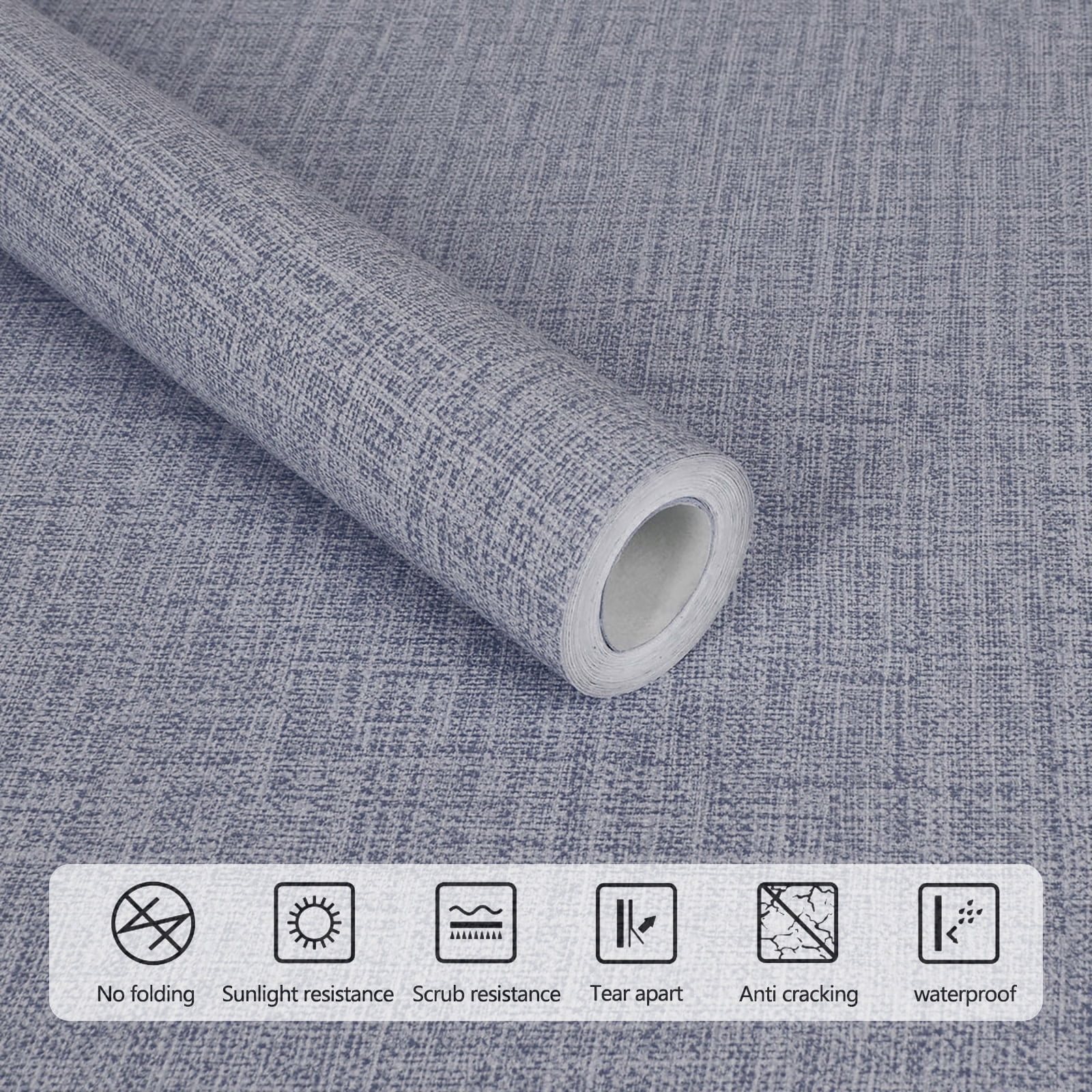 Buy Peel and Stick Wallpaper SelfAdhesive Faux Grasscloth Textured