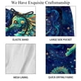 thumbnail image 4 of luoweisi Men's Beach Shorts Quick Dry Swim Trunks with Mesh Lining Seahorse S, 4 of 5