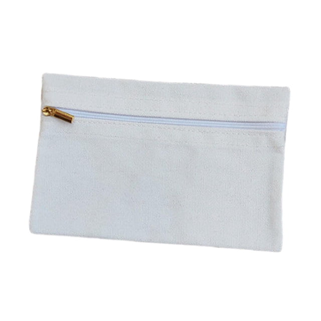Bolsillo cosido con cremallera, ligero, para ropa, abrigos, sudaderas, seguro Blanco