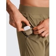 thumbnail image 4 of CRZ YOGA Athletic Joggers for Men 29" Lightweight Running Training Pants with Zip Pockets, 4 of 5