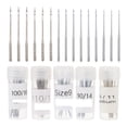 thumbnail image 1 of Milisten 50Pcs Stainless Steel Sewing Machine Needles with Side Opening for Various Sewing Machines, 1 of 5