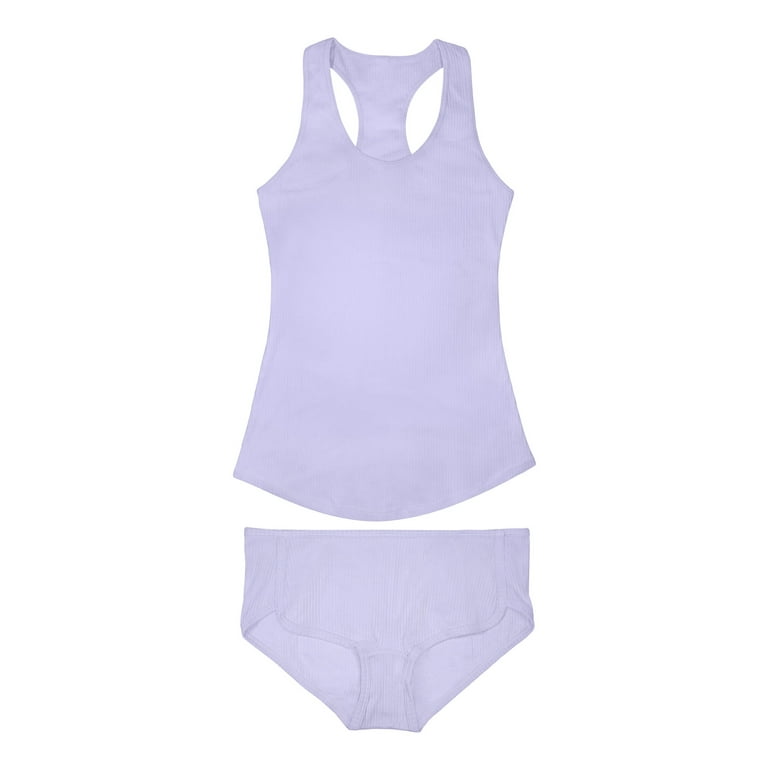 Smart & Sexy Women's Comfort Cotton Rib Tank & Shorts Sleepwear Set, S-3X