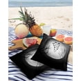 thumbnail image 3 of Pack of 2 Outdoor Pillow Covers, Full Moon Midnight Bat Waterproof Square Throw Pillowcase Cushion Decorative Pillow Covers for Couch Patio Tent, 20x20 in, 3 of 6