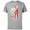Athletic Heather, variant on Star Wars The Clone Wars Ahsoka Tano Pop Art Repeat - Short Sleeve Cotton T-Shirt for Adults - Customized-Black