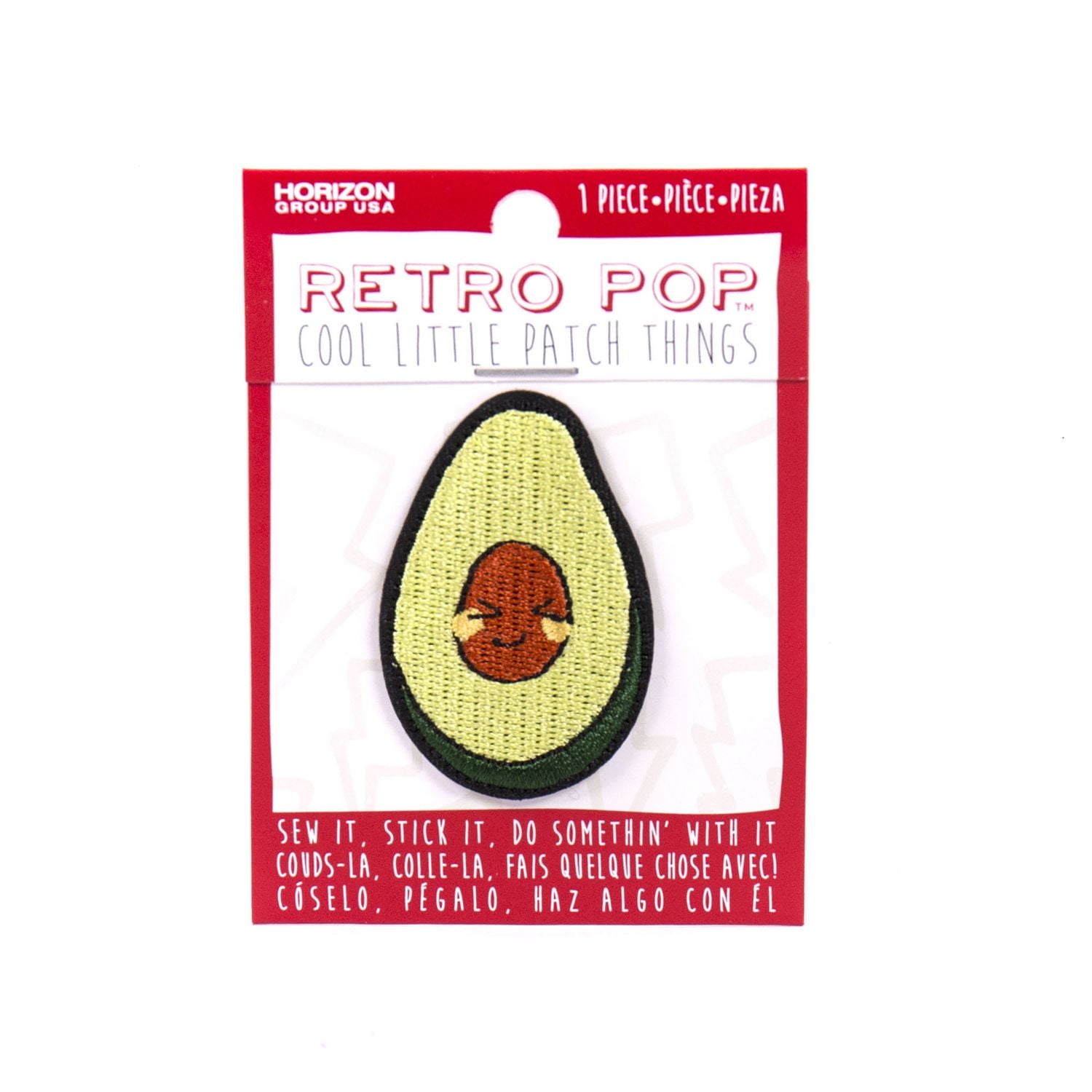 Retro Pop Avocado Patch by Horizon Group Usa
