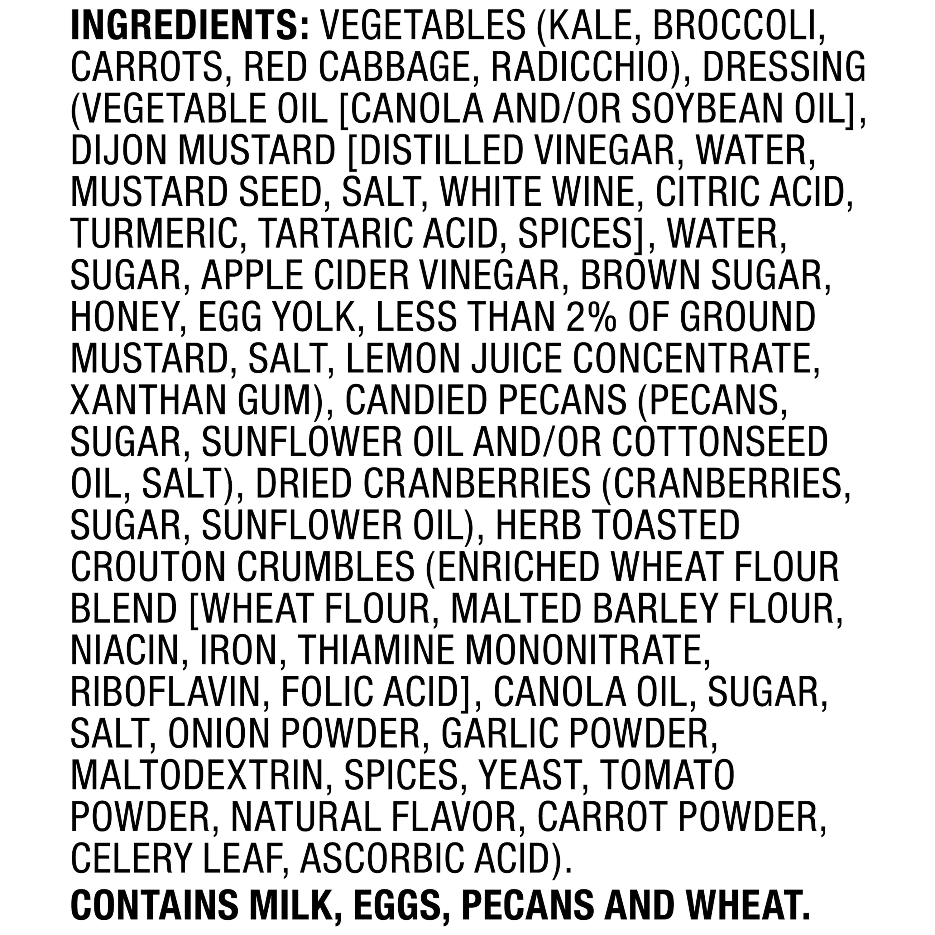 Marketside Kale Pecan Cranberry Chopped Salad Kit, 9.5 oz Bag (Fresh)