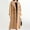 Khaki, variant on Babysbule 2023 Womens Winter Coats Women's Solid Color Lapel Pocket Button Long Woolen Coat Jacket Cardigan Jacket