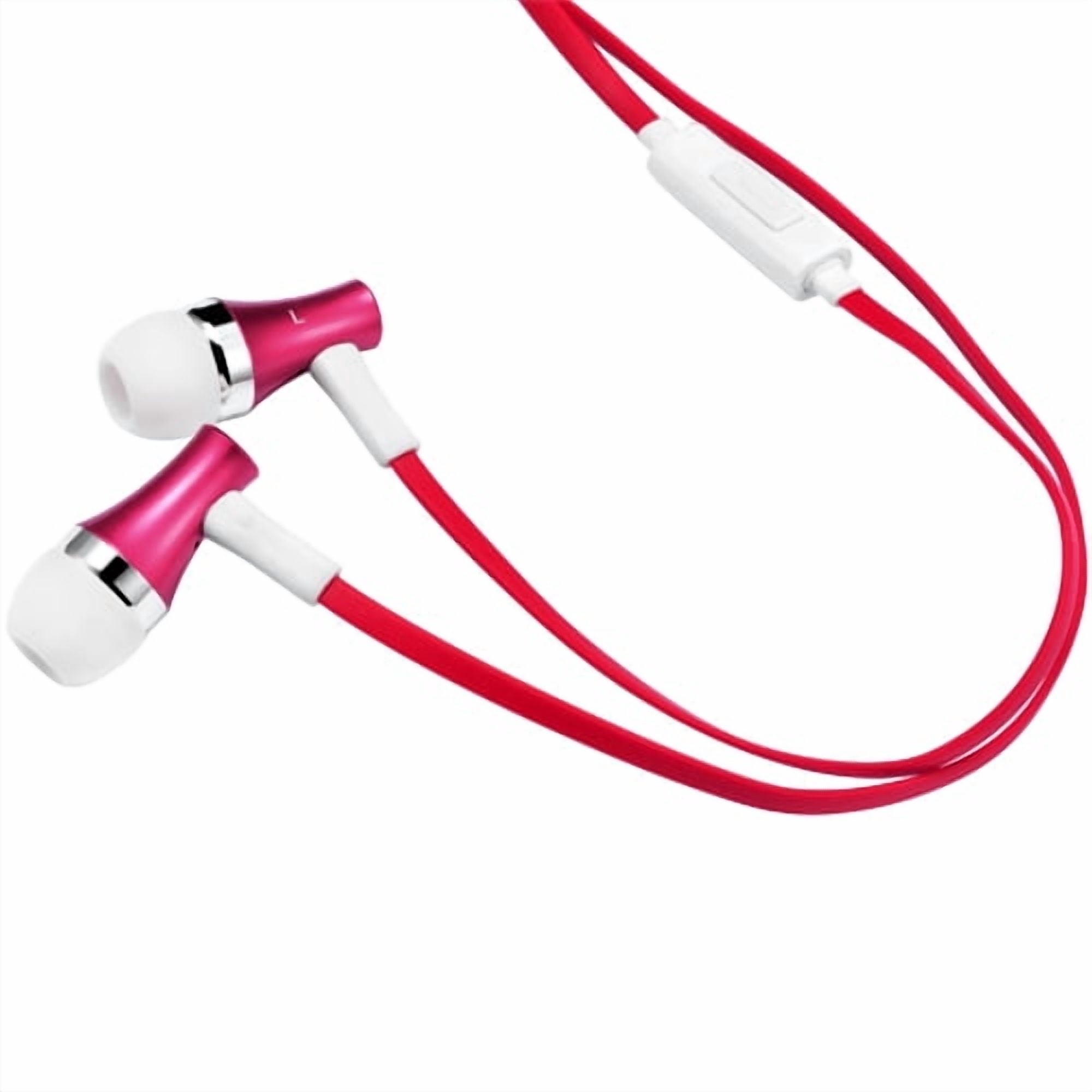 Wired Earphones for Motorola Moto Tab G62/Tab G70 - Hi-Fi Sound Headphones Handsfree Mic Headset Metal Earbuds In-ear Earpieces Microphone