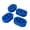 Blue, variant on 4PCS 2 Hole Exhaust Hanger Bushing Muffler,Insulator Shock Absorbent Mount Bracket High-Density Hangers,Blue