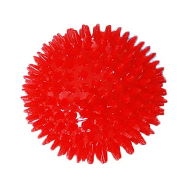 Methold Paquete de 4 juguetes para masticar mascotas, juego divertido, bola de molienda para masticar, entretenimiento para interiores y Suministros para perros Rojo L
