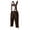 Dark Brown-1, variant on Men's German Bavarian Oktoberfest Lederhosen Trousers Costume (Medium, Black)