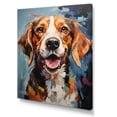 thumbnail image 2 of Designart "Blissful Beagle VII" Animals Dog Canvas Prints, 2 of 7