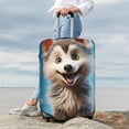 thumbnail image 5 of Cauagu Blue Sky Cute Wolf Print Travel Luggage Cover,Travel Dust-proof Suitcase Cover Softside Suitcase Protector for 18-32inch,Not Included Suitcase, 5 of 8