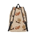 thumbnail image 6 of Rocae Cartoon Squirrel for Durable Canvas Backpack Leisure Large Bag Travel Rucksack Multi-function Backpack, 6 of 8
