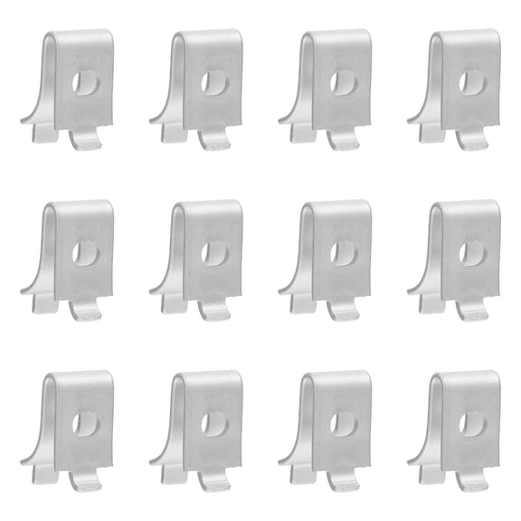 50 Pcs Support Clip Clamps Horizontal Hole Easy Installation Pilaster Shelf Kitchen Clips