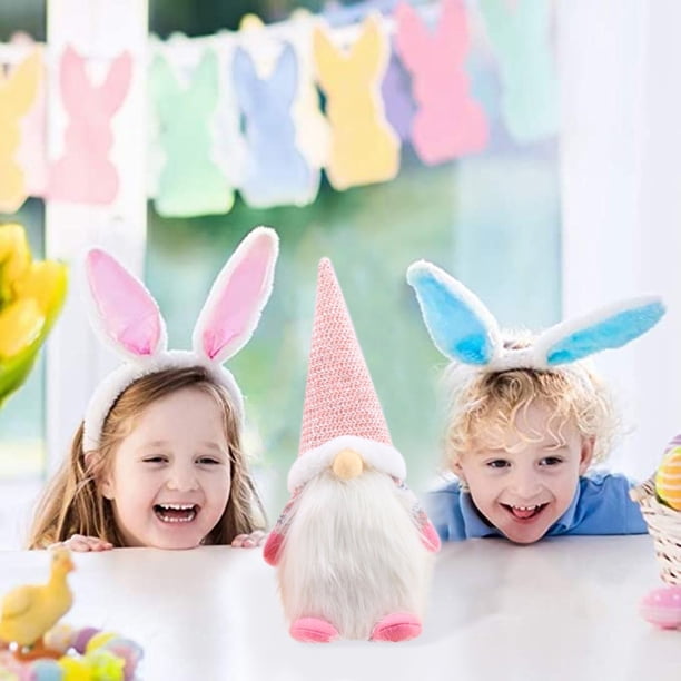 Fiudx Ofertas y liquidaciones Adornos decorativos de muñeco sin rostro con forma de conejito de Pascua