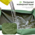 thumbnail image 6 of Heavy Duty Canvas Tarp 22.9oz 100% Waterproof Extra Thick Tarpaulin with Grommets for Car Boat Camping Firewood (13.1x19.6ft), 6 of 10