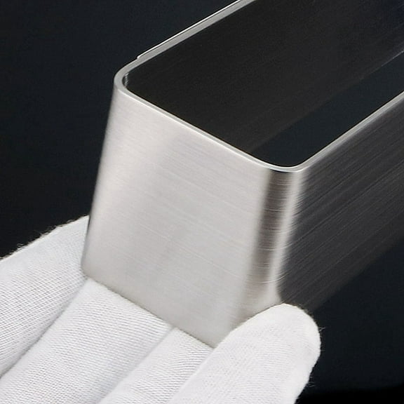 Hand Towel Holder,Hand Towel Bar,Self Adhesive Bathroom Towel Bar Stick on Wall, 304 Stainless Steel Brushed,Silver,B