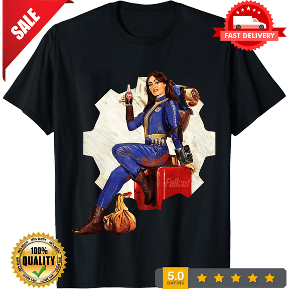Rare Retro Fallouts TV Show 2024 New T Shirt Stuff Men Women 100% Cotton Vintage Crew, CROWD FAVORIT-TH77674