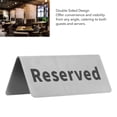 thumbnail image 4 of Table Top Sign, Double Sided Reserved Table Tent Sign Guest Reservation Sign for Restaurants Weddings Party Events, 4 of 7