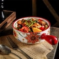 thumbnail image 3 of 660ML Nordic Countryside Creative Ceramic Single Handle Bowl Home Cheese Baked Rice Oven Baking Plate, 3 of 6
