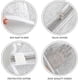 thumbnail image 2 of 4 Pcs Mesh Laundry Bags, 60x50cm/50x40cm Washing Bag Laundry Bags For Washing Machine Wash Bag With Zips For Clothes Underwear Bra, 2 of 5