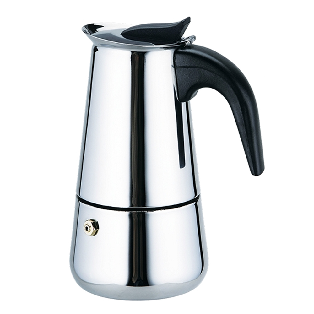 Stovetop Coffee Maker Espresso Stainless Steel 4 Cups 14 oz Moka Pot Italian