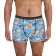 thumbnail image 4 of Wukai Cute Chickens and Flowers Print Men’s Underwear Breathable Boxer Briefs,&nbsp;Moisture Wicking & Breathable-X-Large, 4 of 7