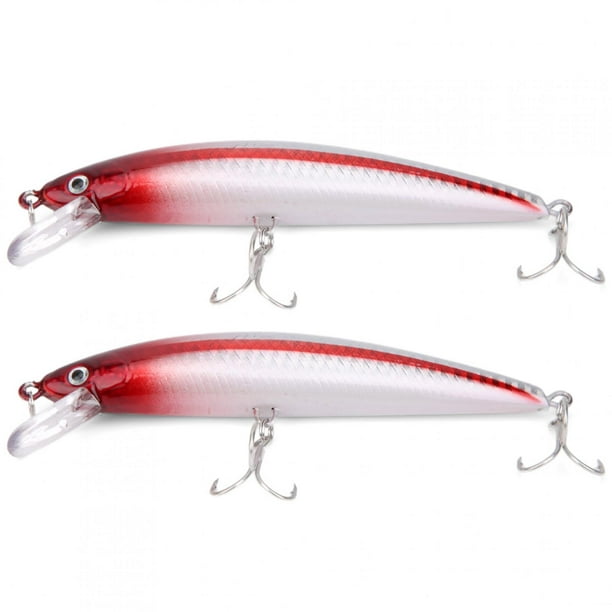 Tongue Plate Fishing Bait, 2PCS Sinking Fishing Bait, Multiple Colour ABS  For Fishing Tackle Shop Wild Fishing 2#