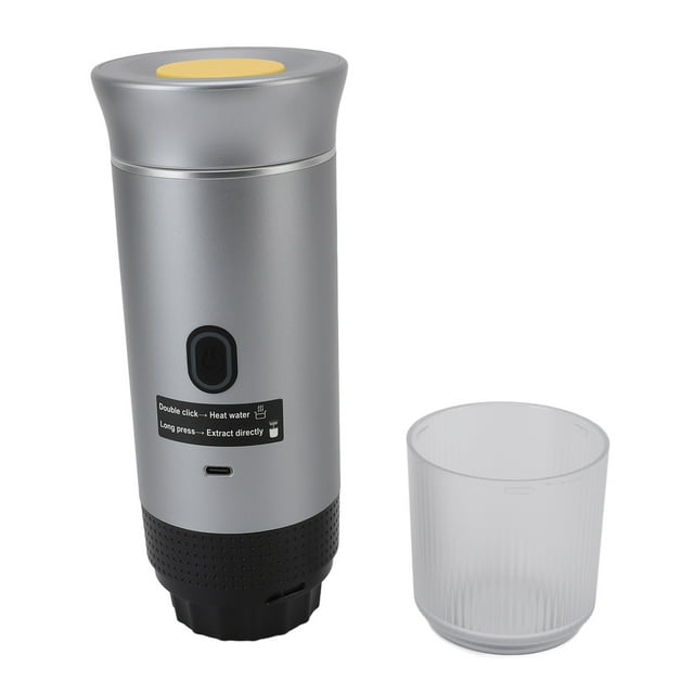 Cafetera Eléctrica Portátil, 304 Mácina de Cafetería de Vije de Acero Multipósito inoxidable para Caminar