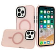 thumbnail image 3 of Designed for Apple iPhone 15 Pro (6.1") Magnetic Hybrid Compatible with MagSafe Elegant Design, Soft TPU 4 Corner Shockproof Phone Case Cover [Pink], 3 of 4