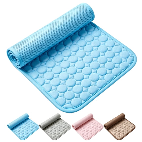 Dog Mat,Self-Cooling Pet Mat, Washable Portable Coolings Pad, Protect Your Dog from Overheating,Ice Silk Self Cooling Foldables Mat for Large & Small Dogs