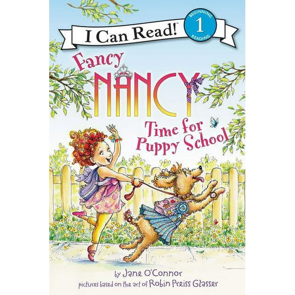 I Can Read Level 1 Fancy Nancy: Time for Puppy School, (Hardcover)