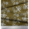 thumbnail image 3 of Soimoi Cotton Duck Fabric Leaves & Floral Block Decor Fabric Printed Yard 56 Inch Wide, 3 of 3