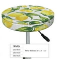 thumbnail image 2 of Round Stool Covers,Lemon Bar Stool Slipcover Round, Soft Bar Stool Seat Cover Cushion 12 Inch ,24jl02aA18, 2 of 7