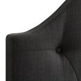 thumbnail image 3 of Calera Diamond Button Tufted Upholstered Arched Panel Twin Headboard, 3 of 6